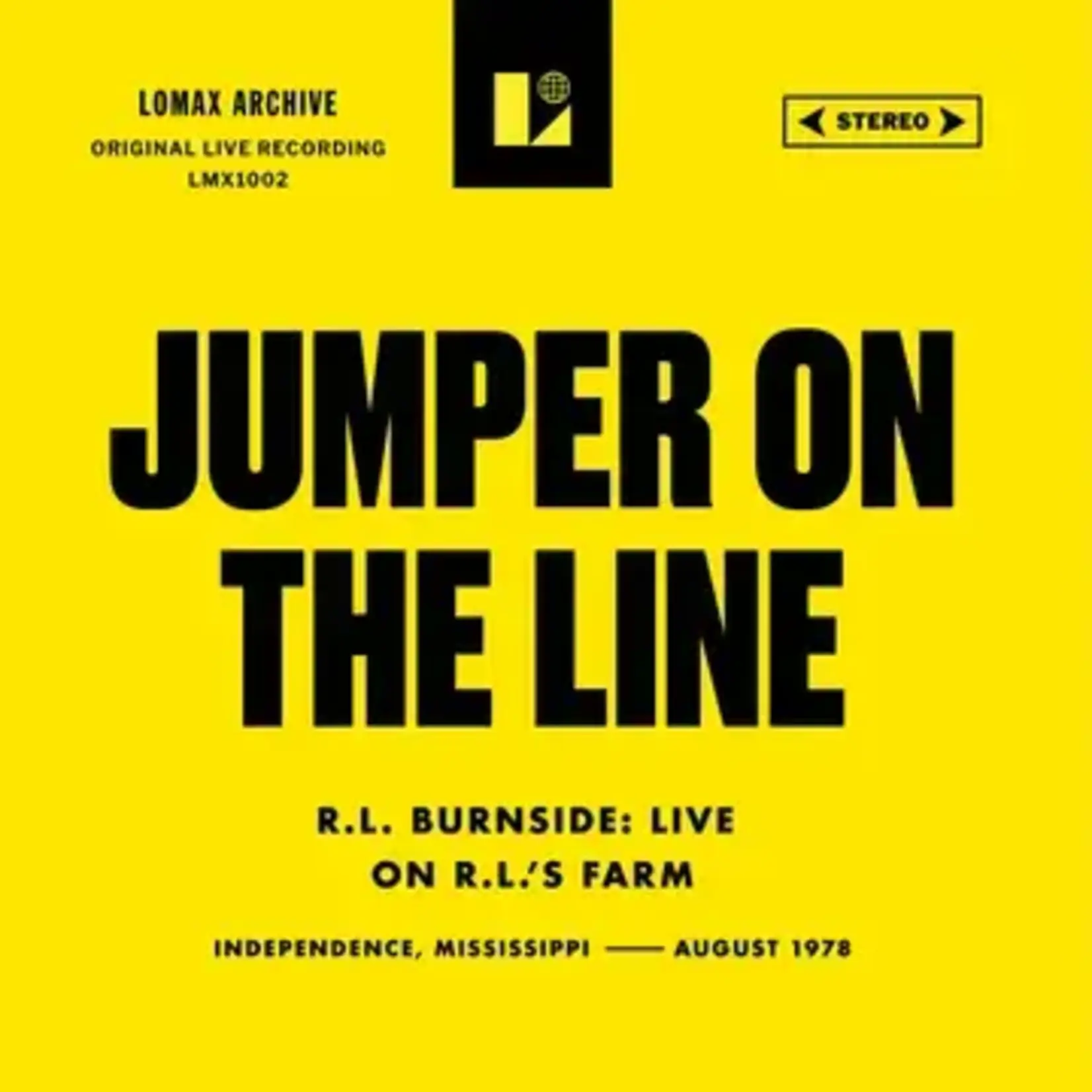 RSD Black Friday RSDBF26 | RL Burnside - Jumper On The Line: Live On RL's Farm (7") [Numbered]