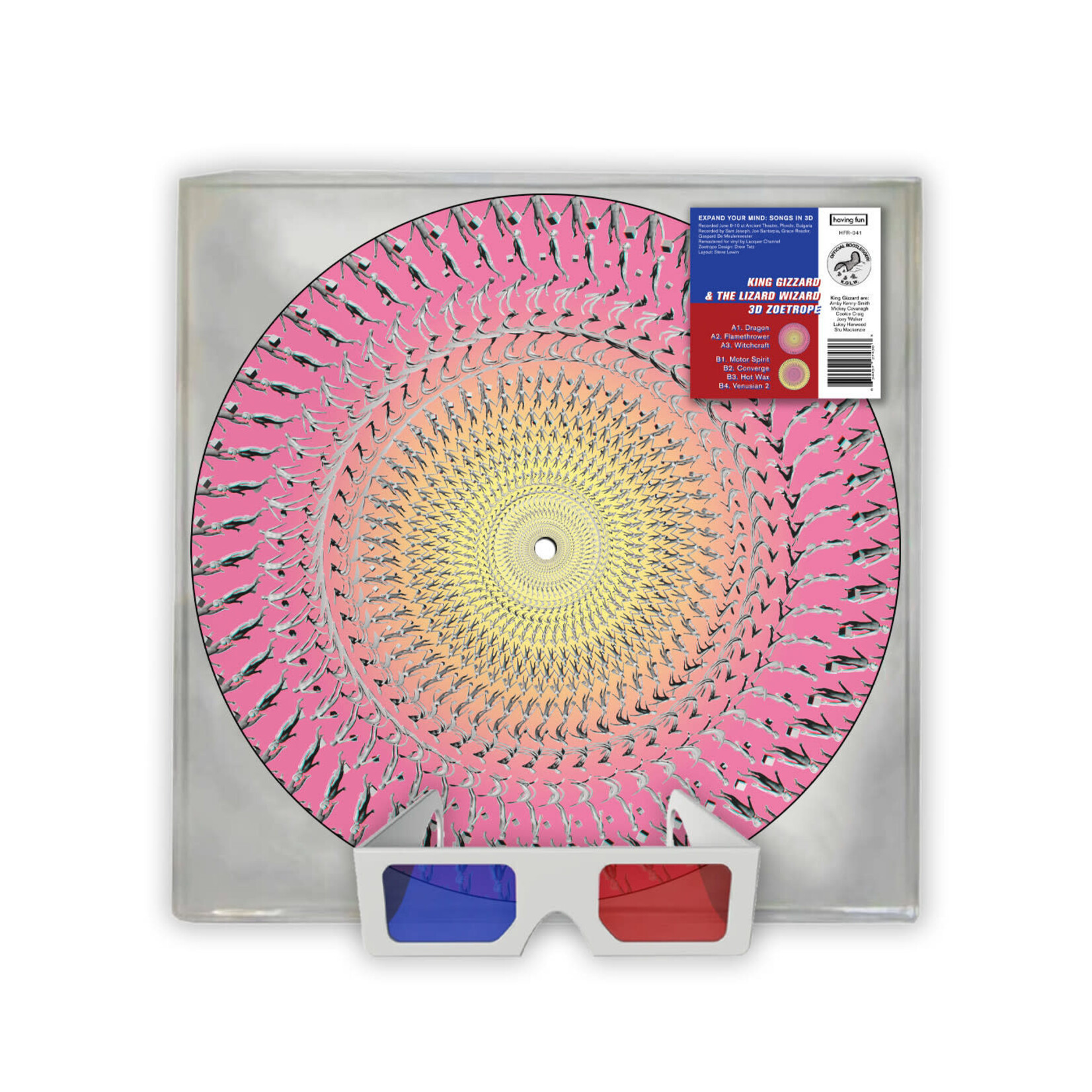 RSD Black Friday RSDBF26 | King Gizzard & The Lizard Wizard - Expand Your Mind: Songs in 3D (LP) [3D Zoetrope]