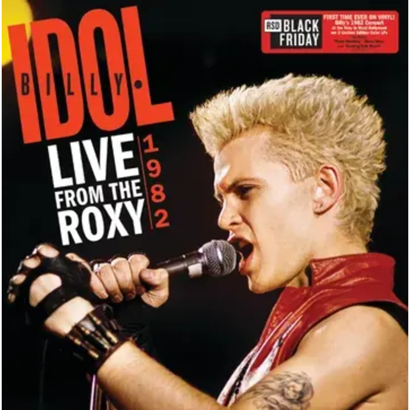 RSD Black Friday RSDBF26 | Billy Idol - Live From The Roxy 1982 (2LP) [Red Smoke]