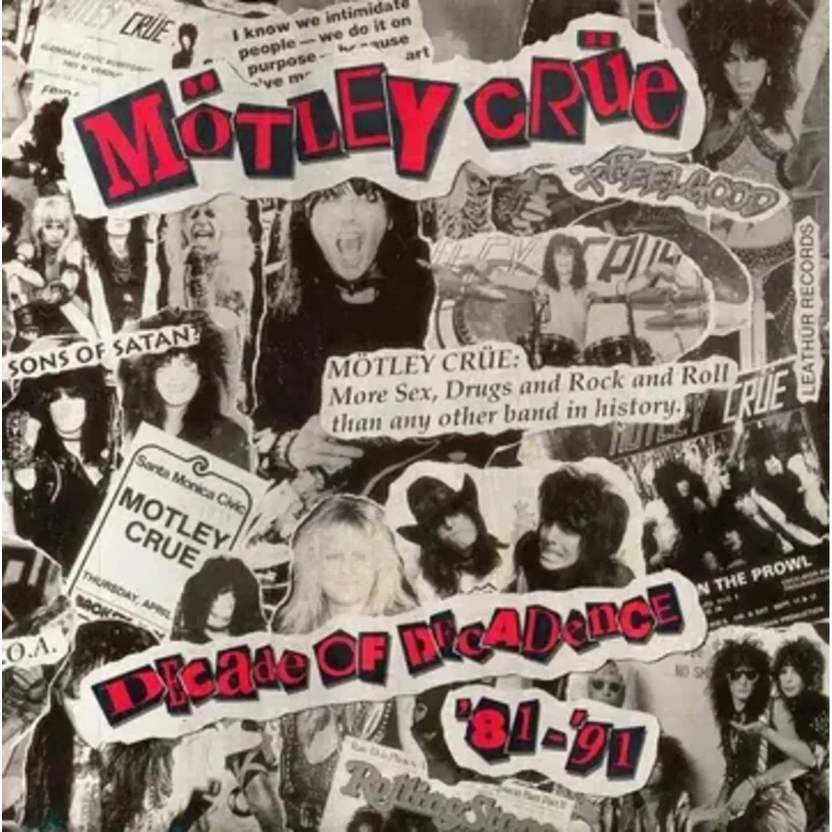 RSD Black Friday RSDBF26 | Motley Crue - Decade Of Decadence '81-'91 (2LP) [Black/White Marble]