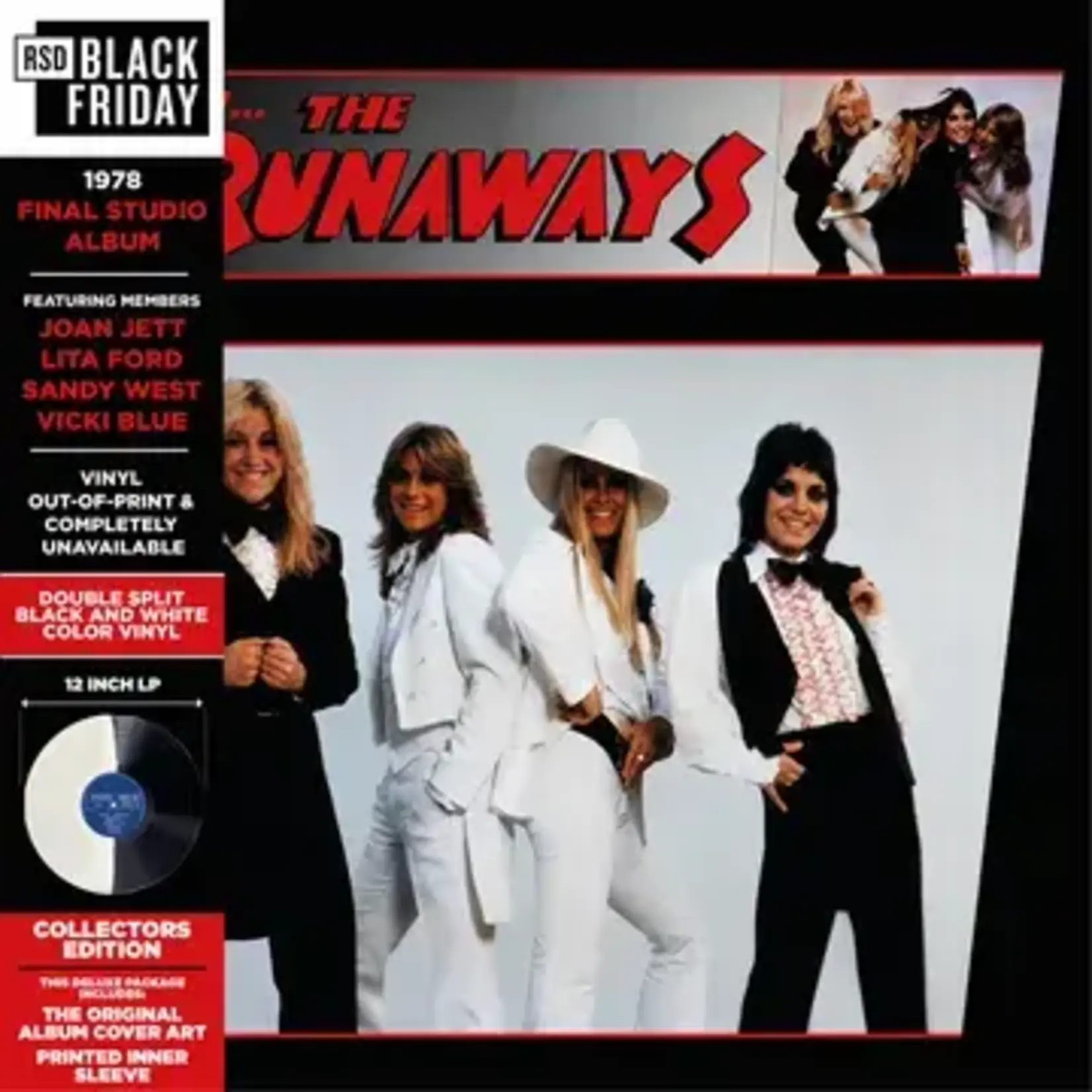 RSD Black Friday RSDBF26 | Runaways - And Now The Runaways (LP) [Black/White Split]