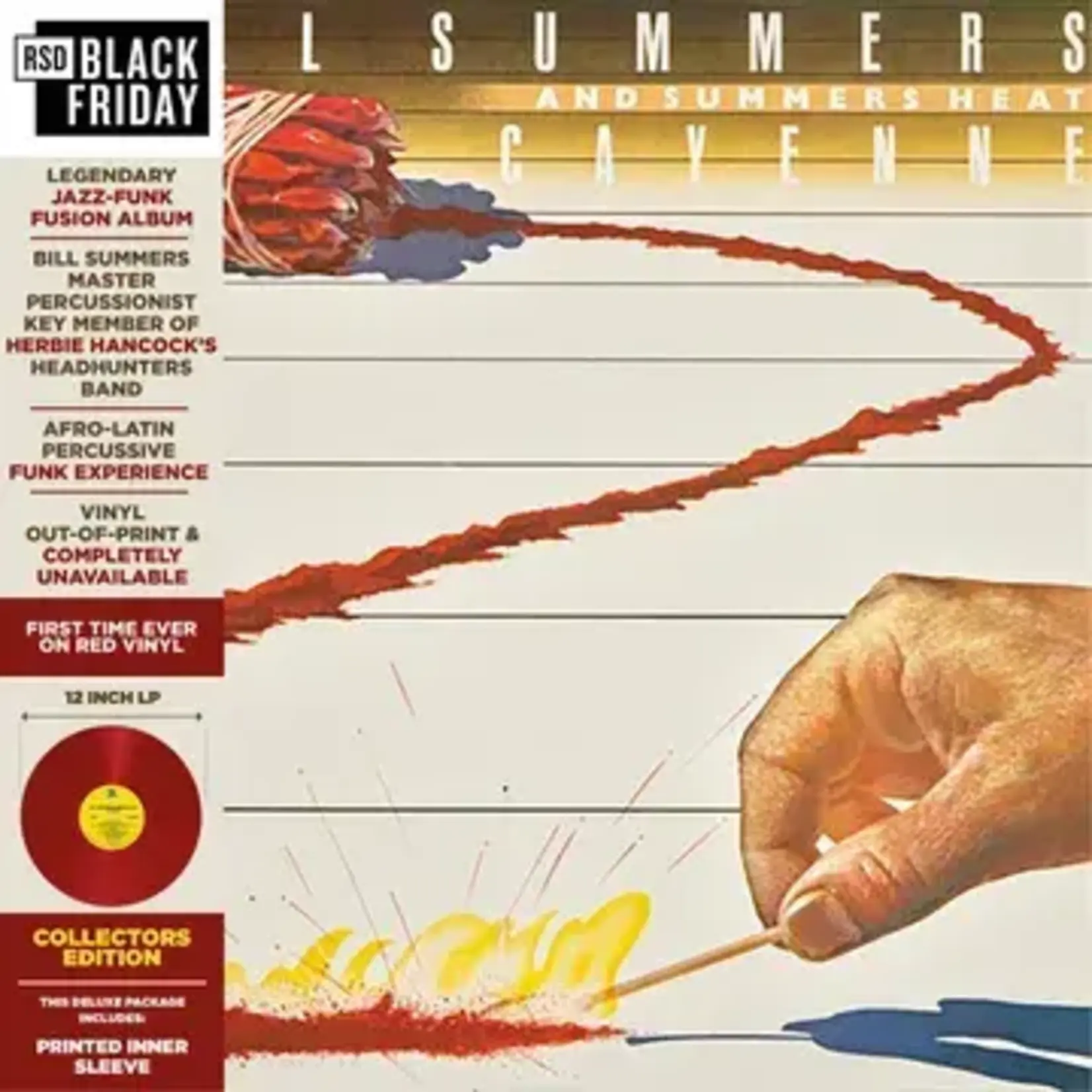 RSD Black Friday RSDBF26 | Bill Summers & Summer Heat - Cayenne (LP) [Red]