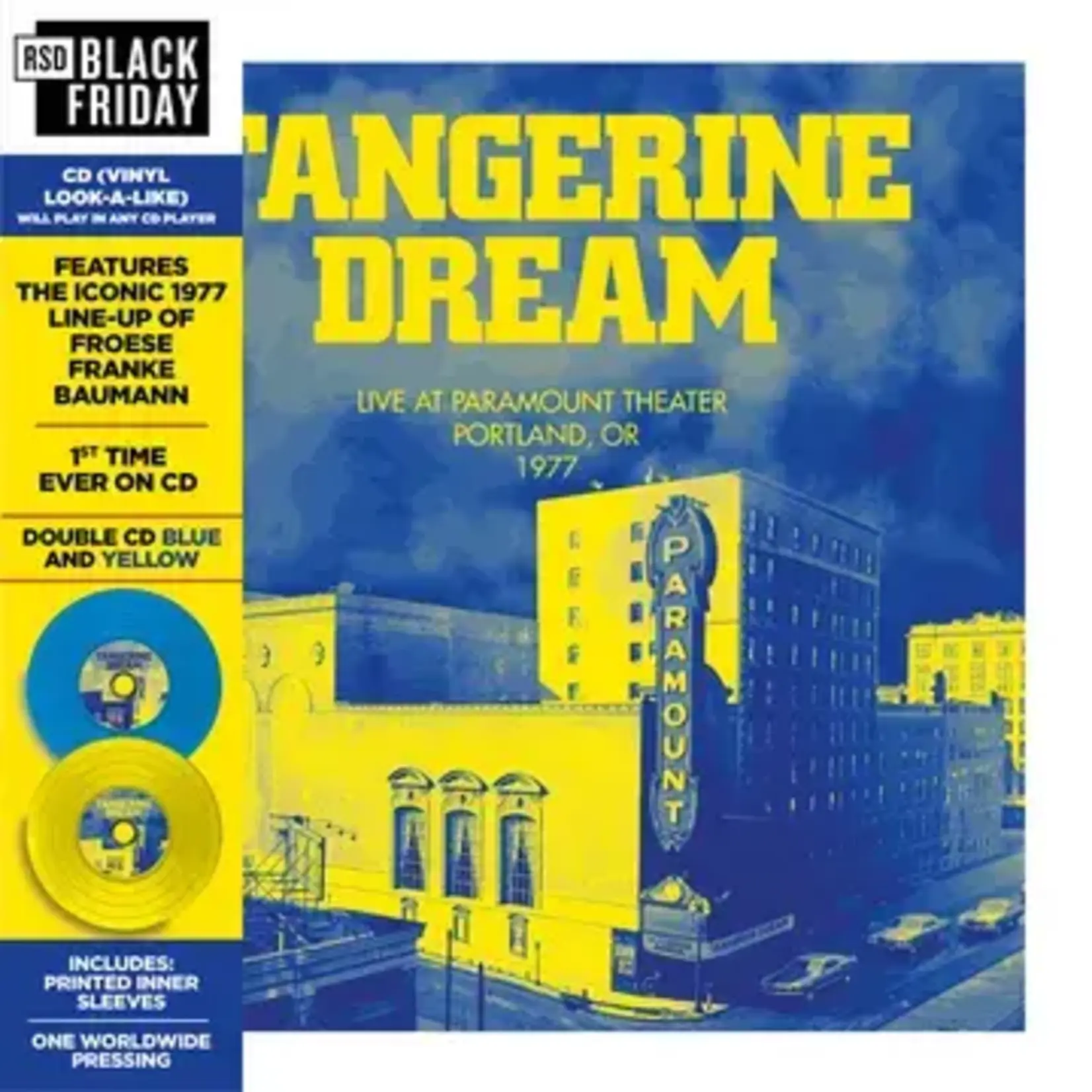 RSD Black Friday RSDBF26 | Tangerine Dream - Live At Paramount Theatre: Portland, OR '77 (2CD)