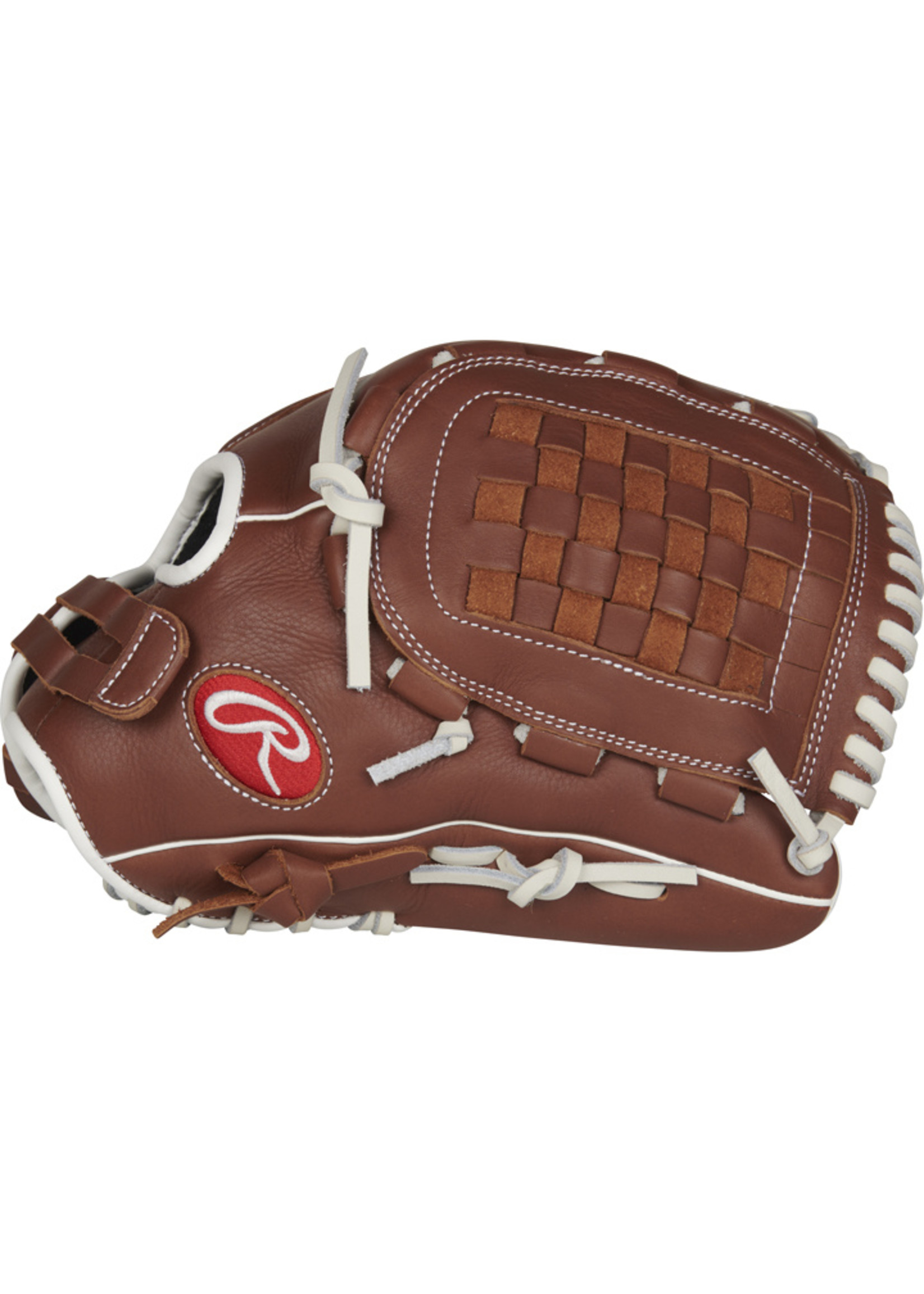 RAWLINGS R9 SOFTBALL 12.5" P/IF/OF, PULL STRP/DBL LACE BSK