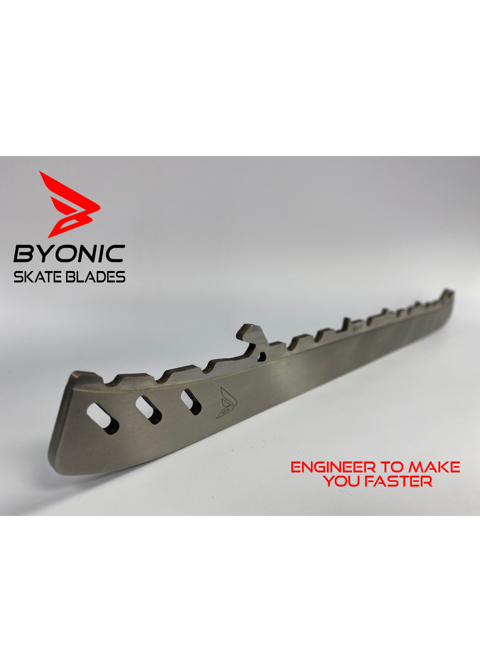 BYONIC BYONIC 4MM PRO EDGE Goalie Skate Blades - Brushed