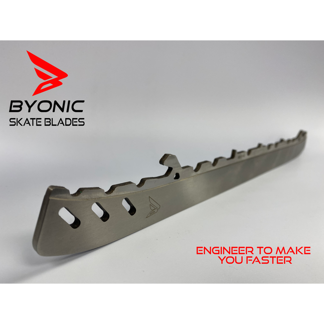 BYONIC BYONIC 4MM PRO EDGE Goalie Skate Blades - Brushed