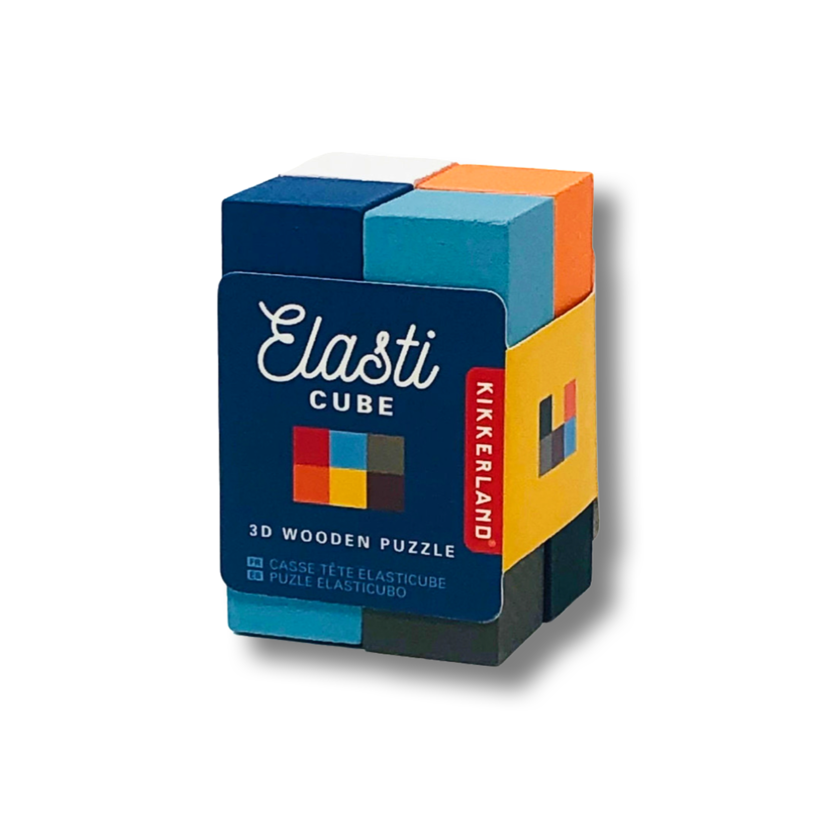 ELASTIC CUBE 3D WOODEN PUZZLE