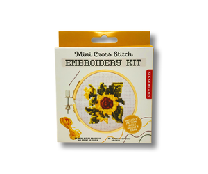 Sunflower Cross Stitch Kit for Kids – Brooklyn Haberdashery