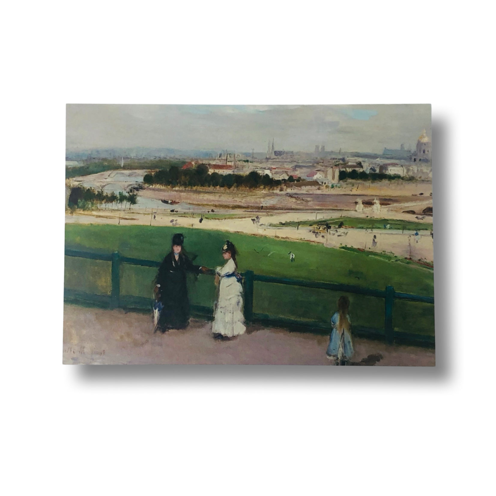 MILLET THE PRINTER VIEW OF PARIS- MORISOT