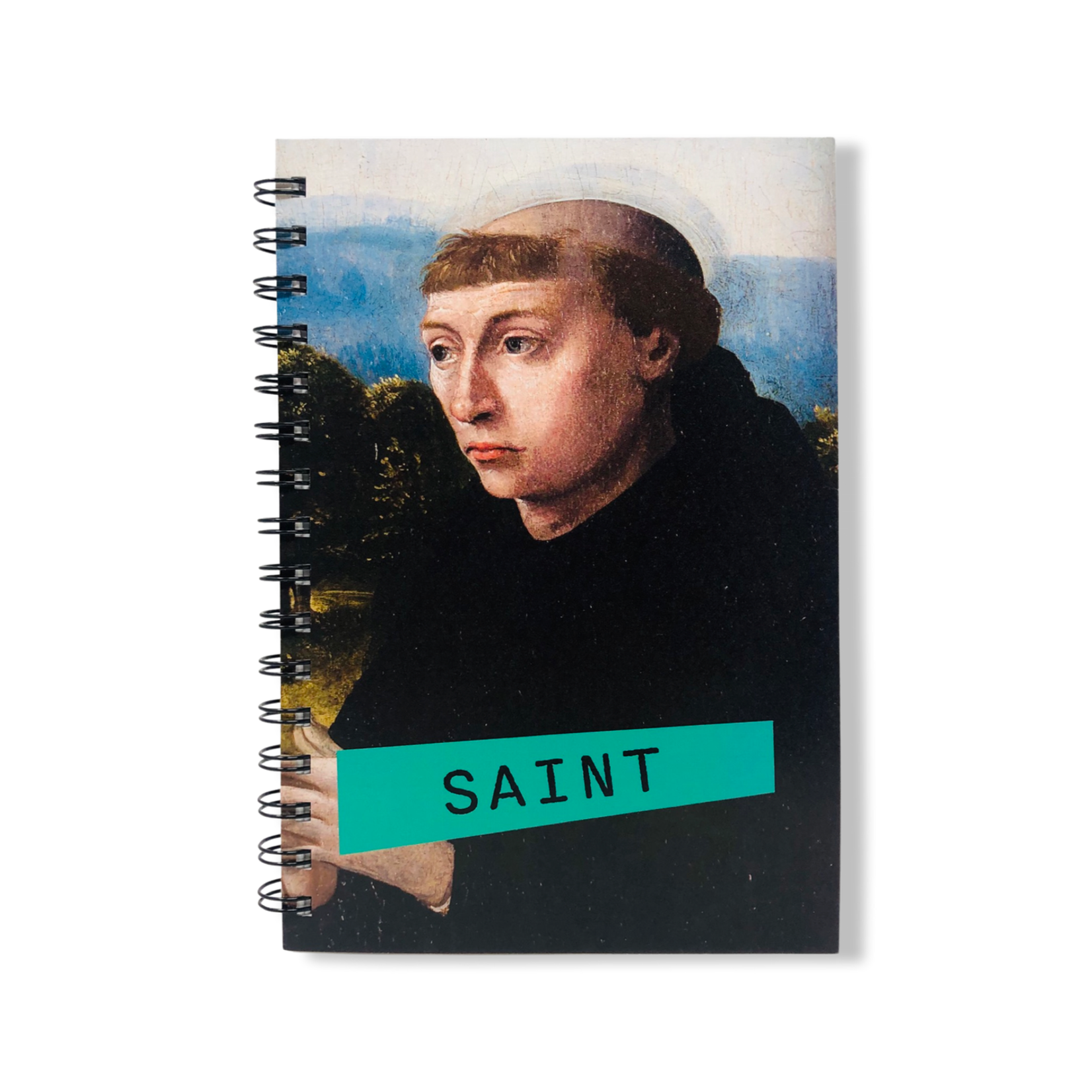 TRIPTYCH WITH SAINT LUKE SPIRAL NTBK