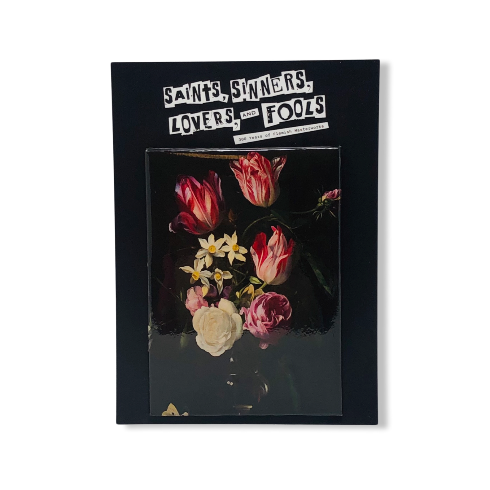 MAGNET ROSES TULIPS AND NARCISSI IN A GLASS