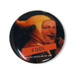 MUSEUM STORE PRODUCTS BUTTON REBUS: THE WORLD FEEDS MANY FOOLS