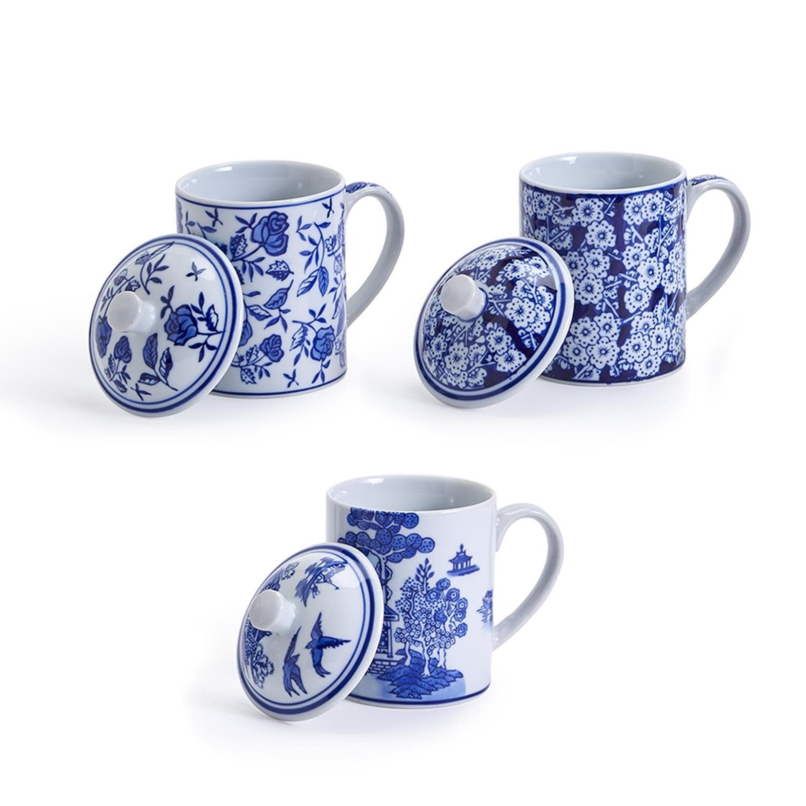 TWOS COMPANY CHINOISERIE MUG