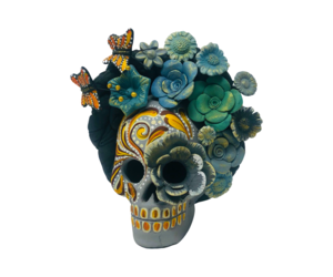 CALAVERA WITH FLOWERS - Dallas Museum of Art