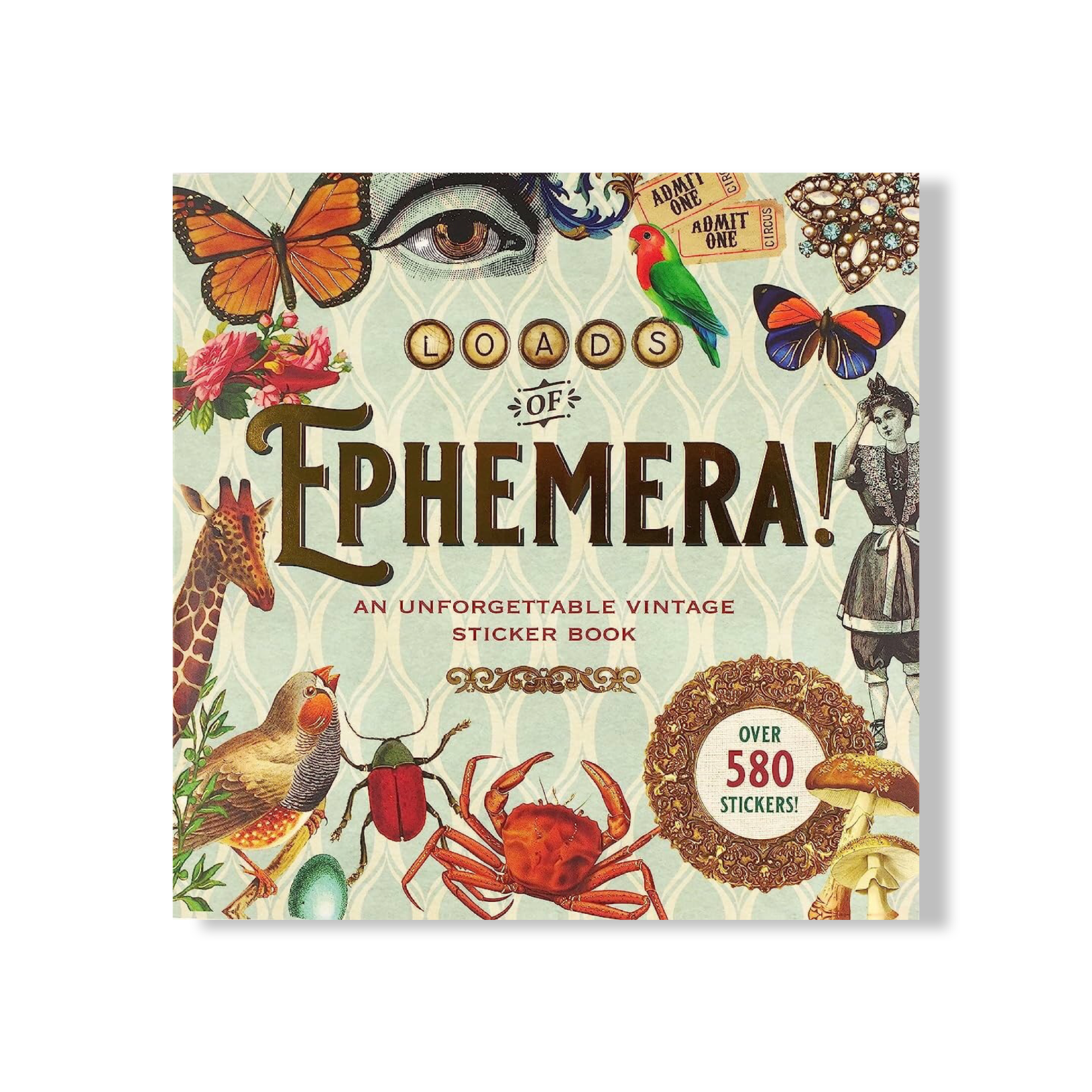 Bibliophelia Ephemera Sticker Book (over 780 stickers): Peter Pauper Press:  9781441342058: : Books