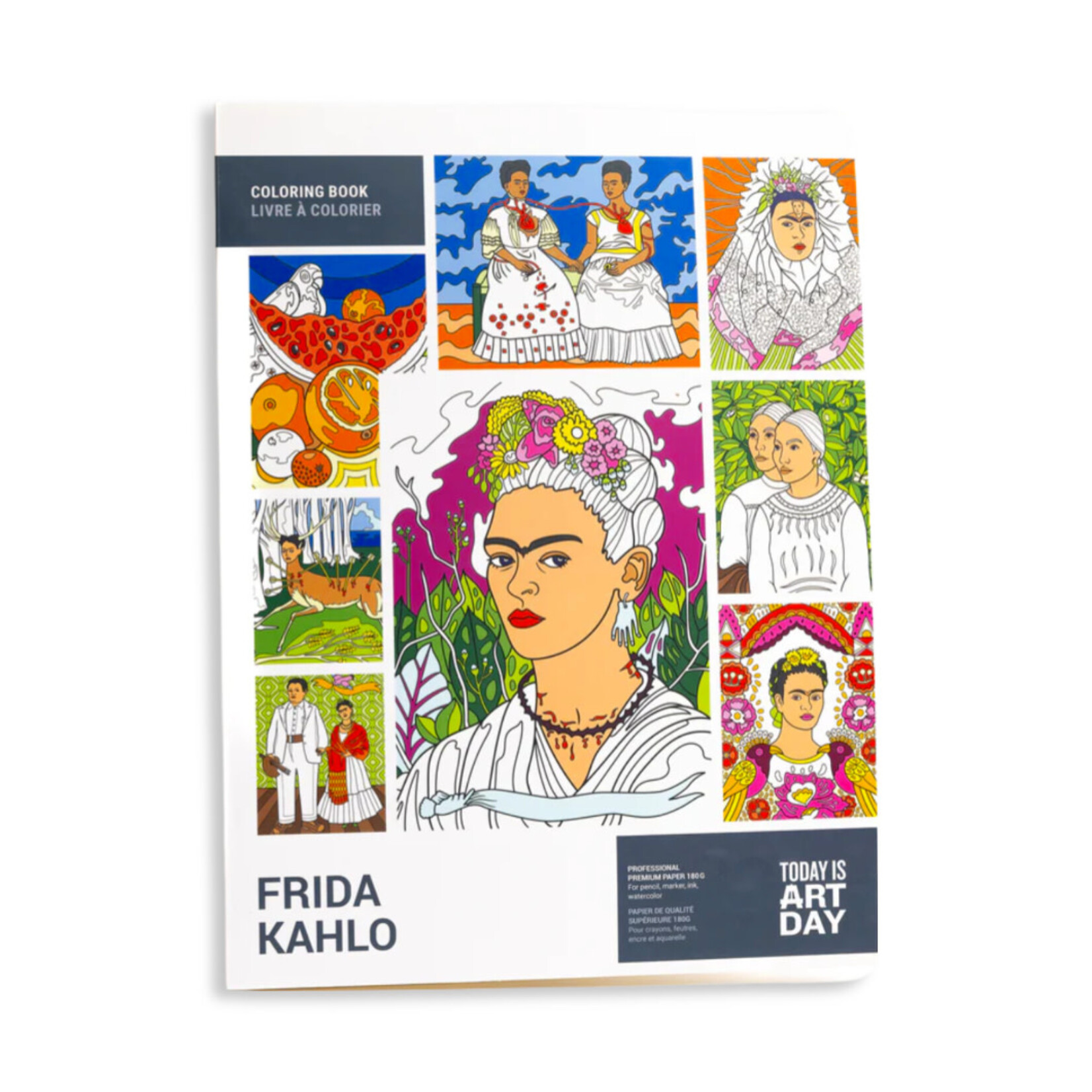 COLORING BOOK FRIDA KAHLO