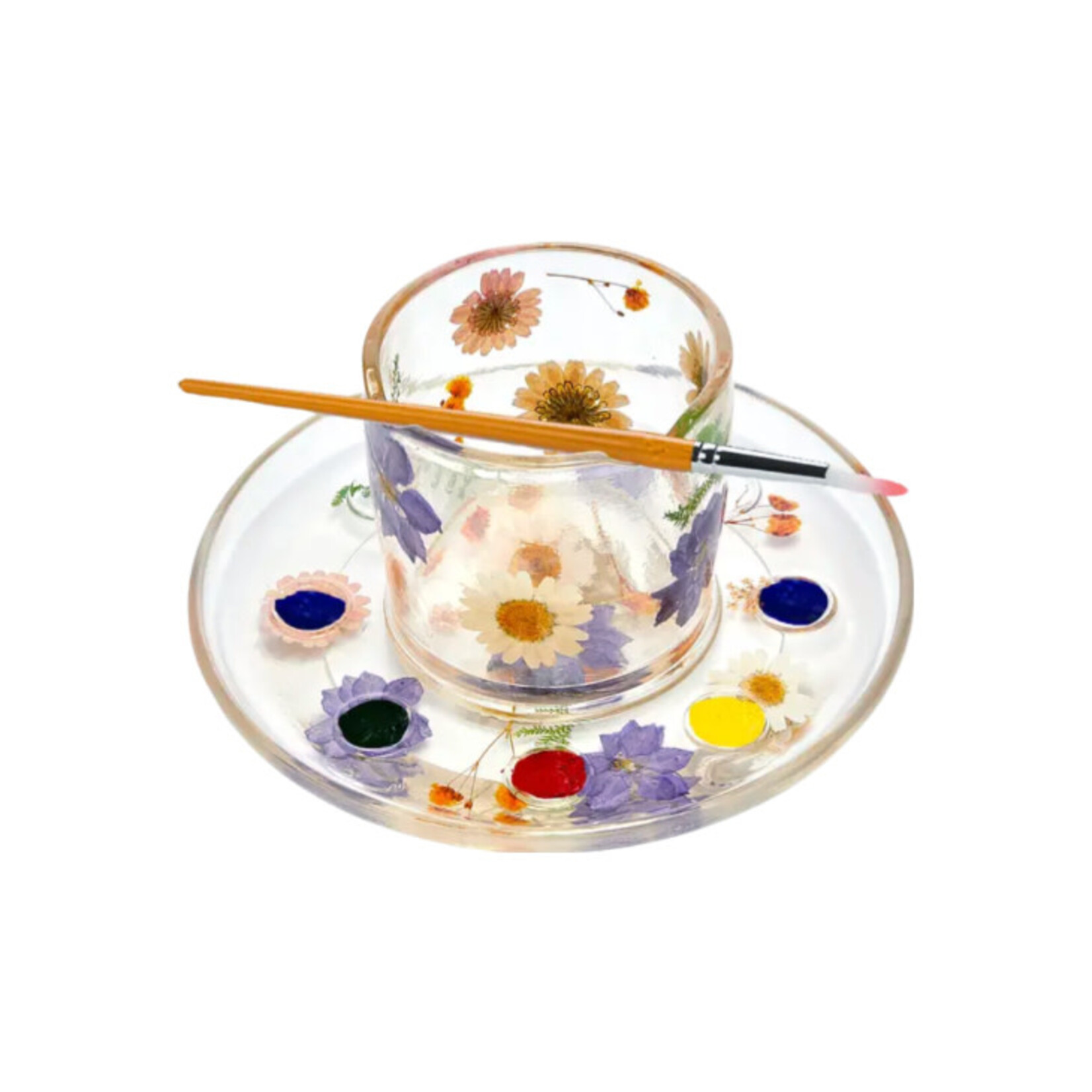 PAINTER'S CUP & PALETTE SET