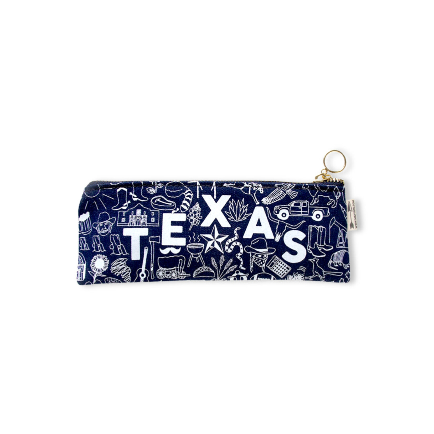 MAPTOTE TEXAS PENCIL POUCH
