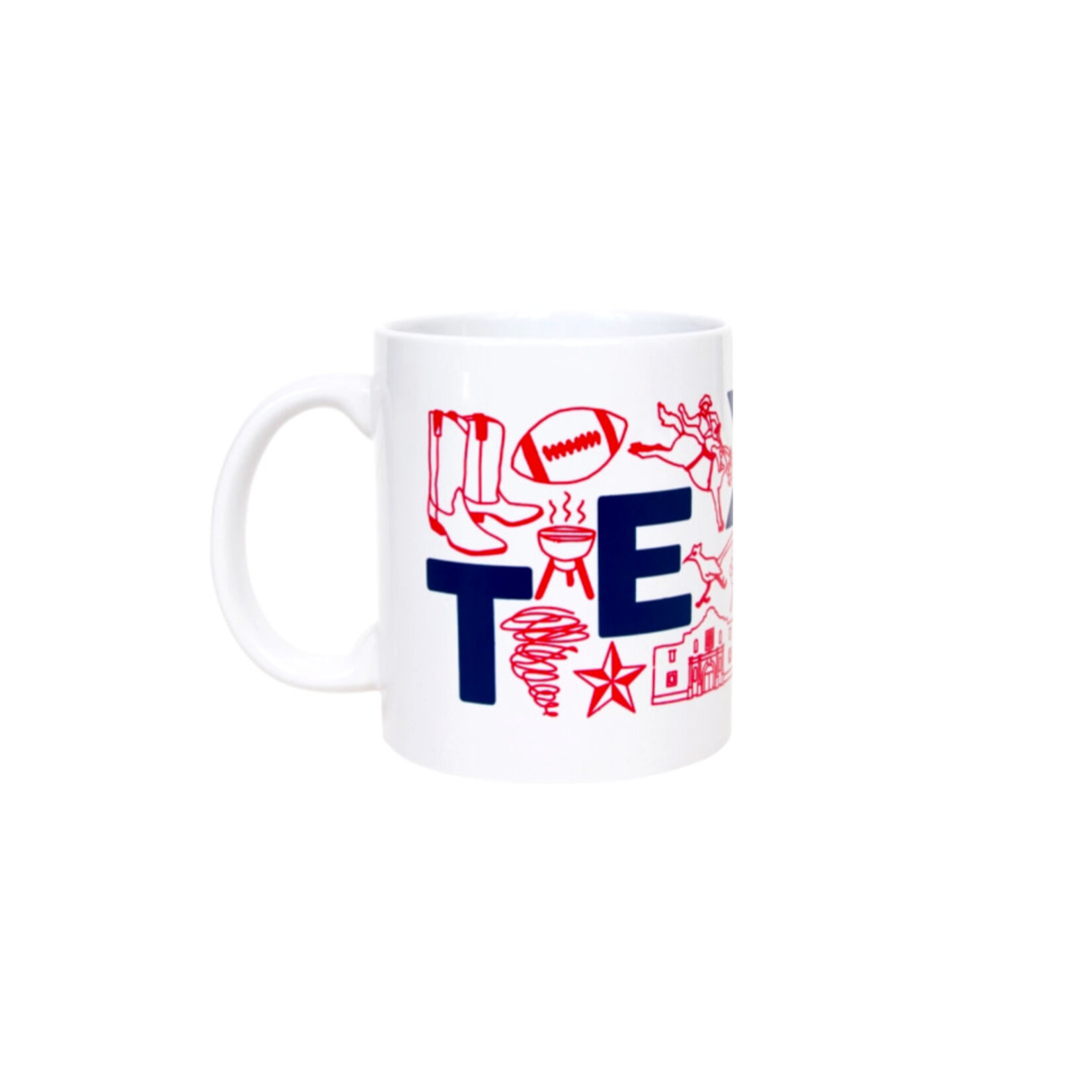 MAPTOTE TEXAS 11OZ CERAMIC COFFEE MUG