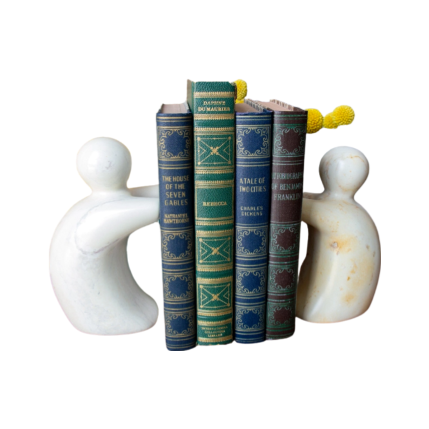 SOAPSTONE HELPING HANDS BOOKENDS