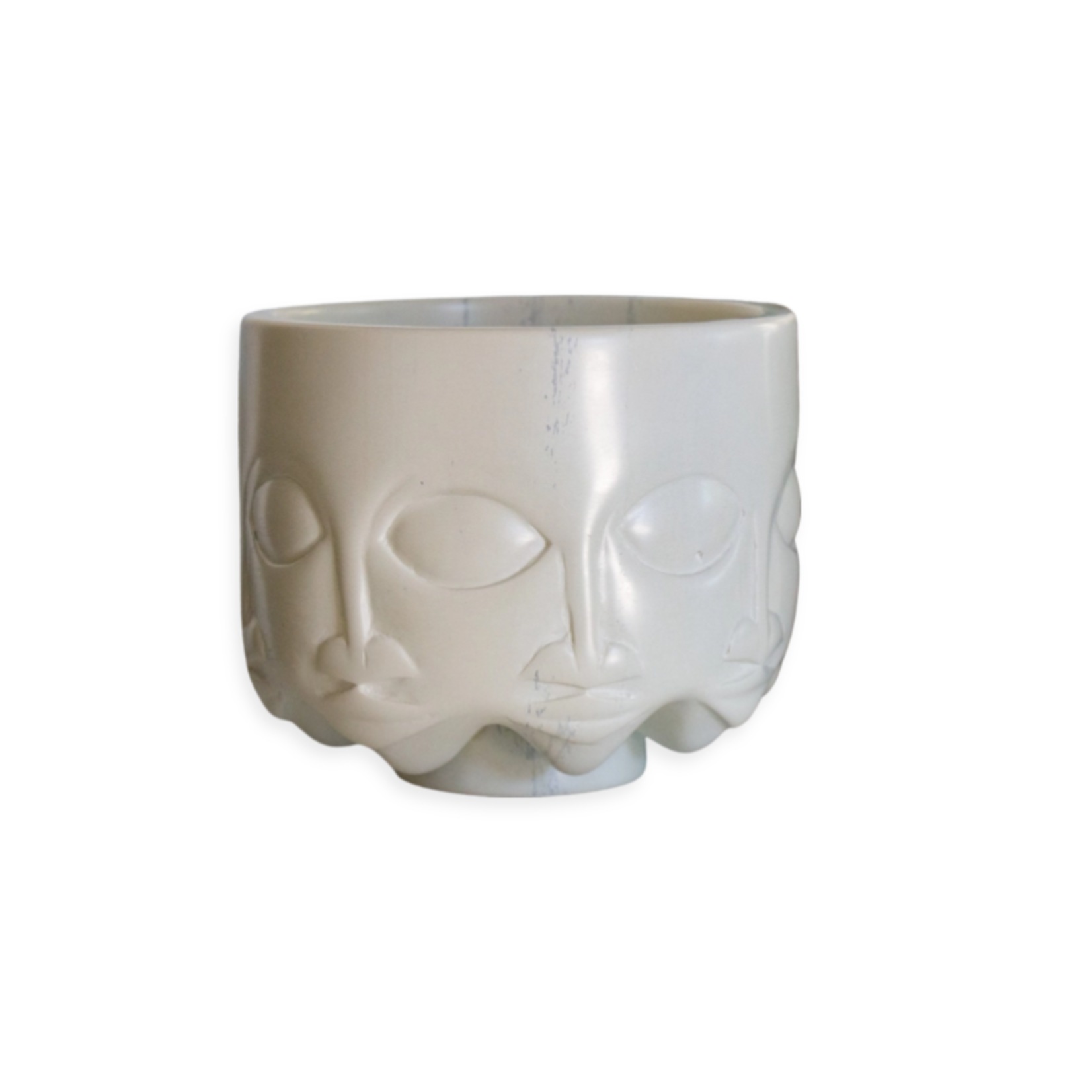 FAIRE (GLOBAL CRAFTS) SOAPSTONE DECORATIVE MAKONDE VASE