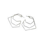 JOVANA MORRISON TRIPLE SILVER HOOPS 925 STERLING SILVER