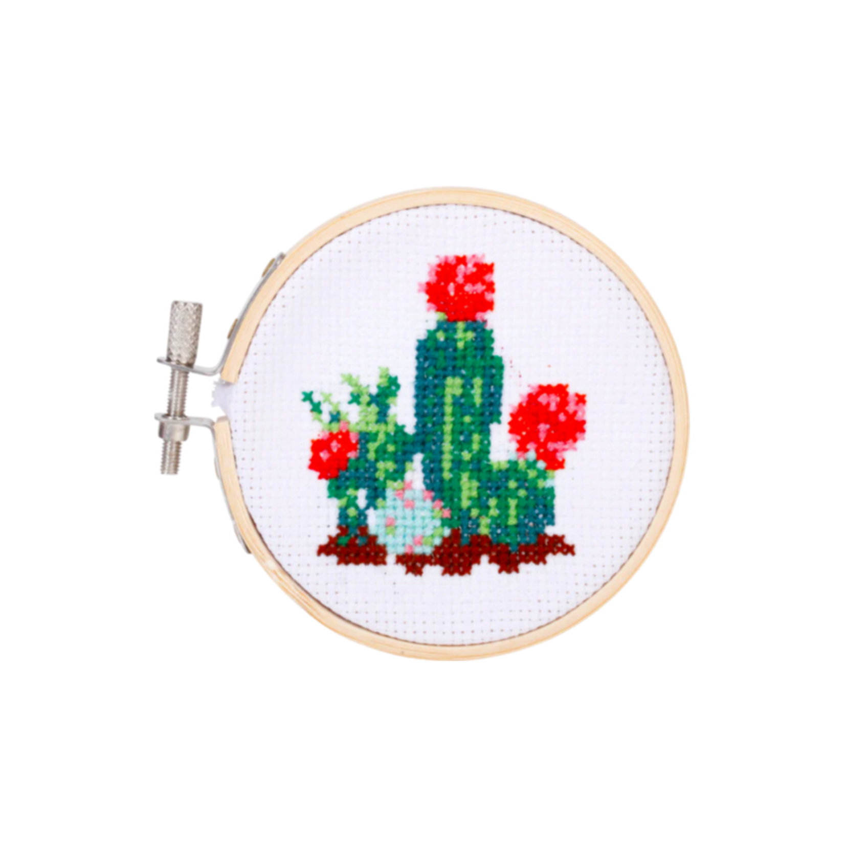 KIKKERLAND DESIGN MINI CROSS STITCH KIT CACTUS