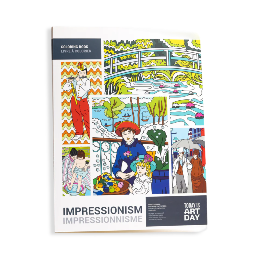 Impressionist Lettering COLORING BOOK IMPRESSIONISM - Dallas Museum of Art