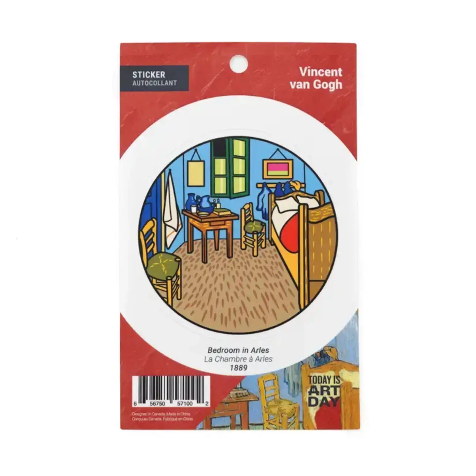 STICKER BEDROOM IN ARLES VINCENT VAN GOGH
