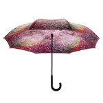 FAIRE (GALLERIA ENTERPRISES) MONETS GARDEN STICK UMBRELLA REVERSE CLOSE