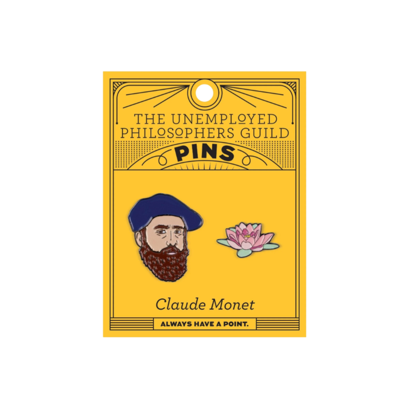 MONET AND WATER LILY PIN SET