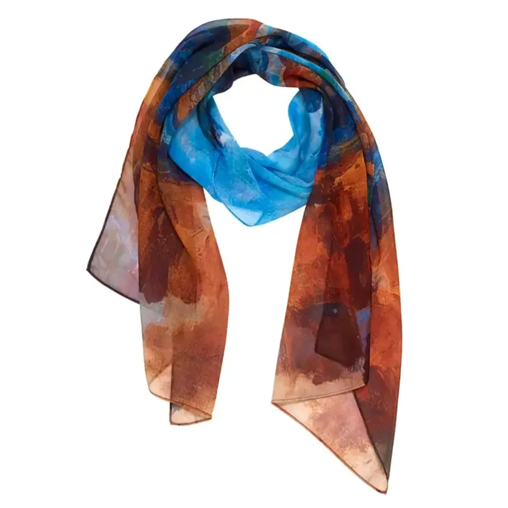 PAUL CEZANNE RIVERBANKS SCARF