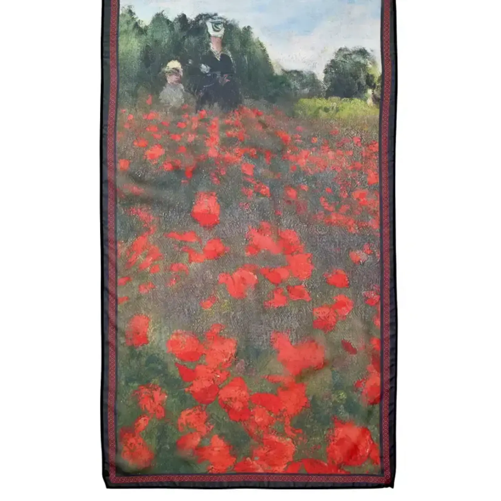 FAIRE (GALLERIA ENTERPRISES) MONET POPPY FIELD SCARF