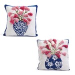 CHINOISERIE VASE THROW PILLOWS