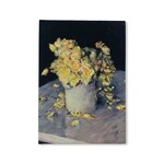 CAILLEBOTTE YELLOW ROSES IN A VASE LG LINED JOURNAL