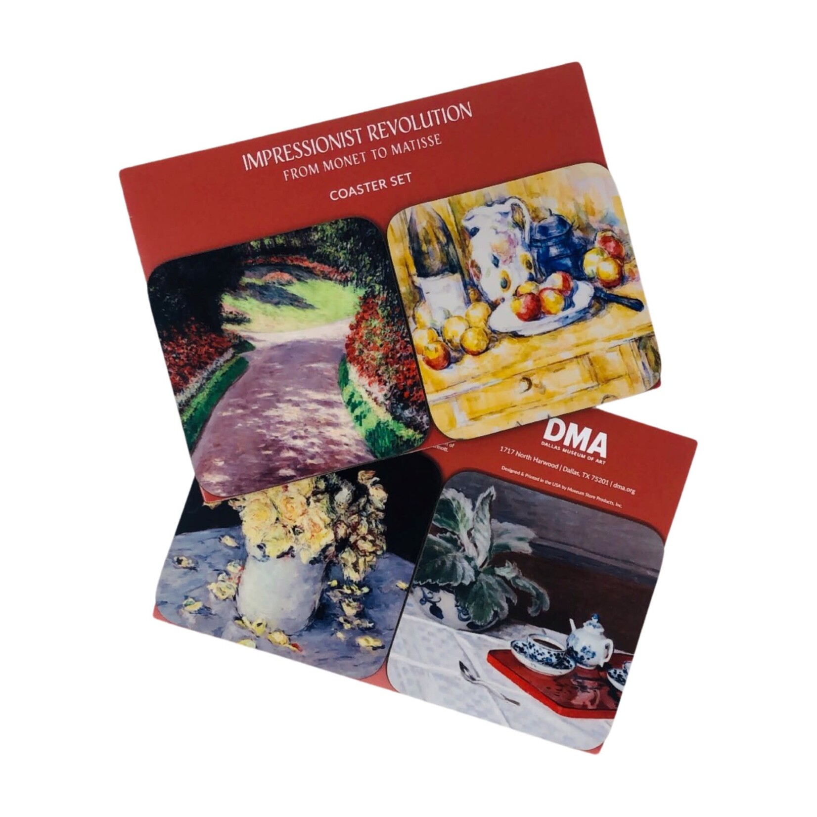 MUSEUM STORE PRODUCTS IMPRESSIONIST COASTER SET DMA