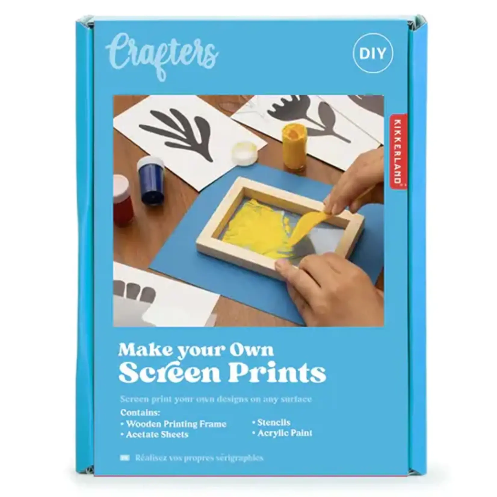 KIKKERLAND DESIGN CRAFTERS MAKE YOUR OWN SCREEN PRINTS