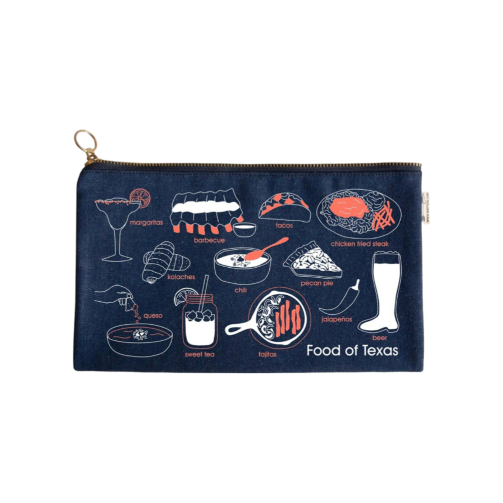 TEXAS SLIM FOODIE POUCH DENIM
