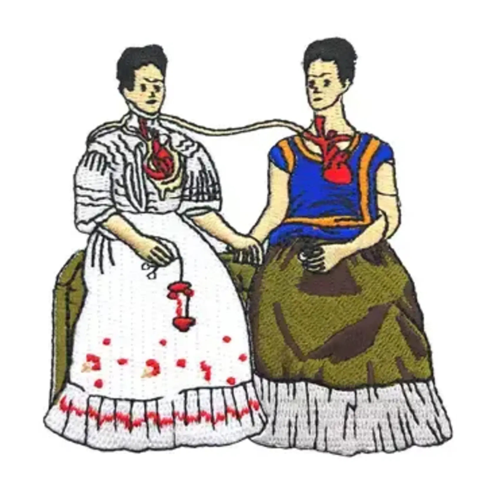 TODAY IS ART DAY PATCH TWO FRIDAS  FRIDA