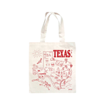MAPTOTE TEXAS GROCERY TOTE