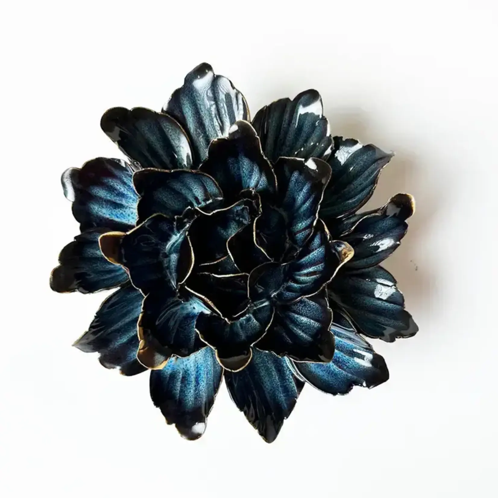 CHIVE CERAMIC FLOWERS WITH KEYHOLE 14 BLUE FLOWER LARGE