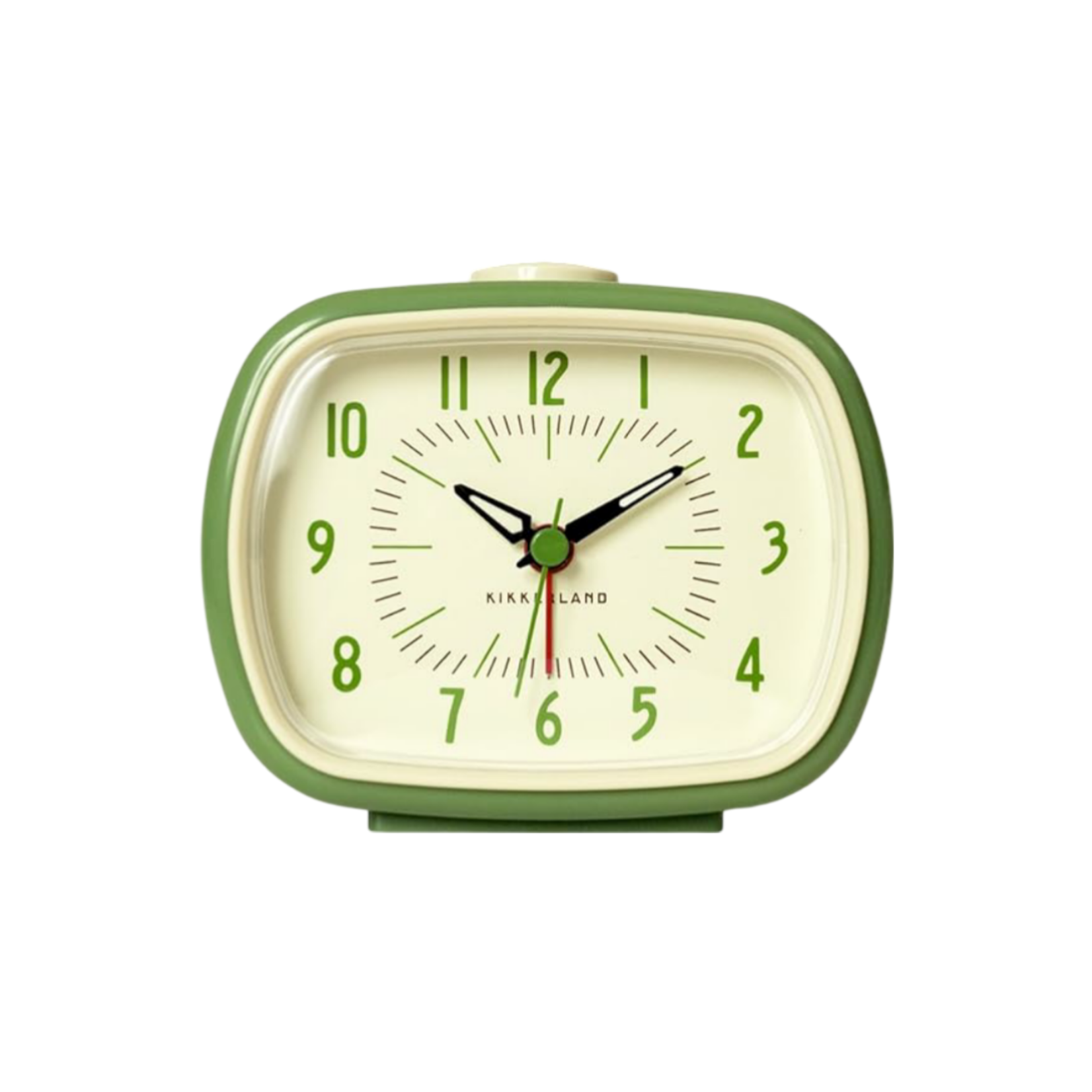 KIKKERLAND DESIGN RETRO ALARM CLOCK GREEN