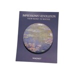 MONET WATER LILIES ROUND MAGNET