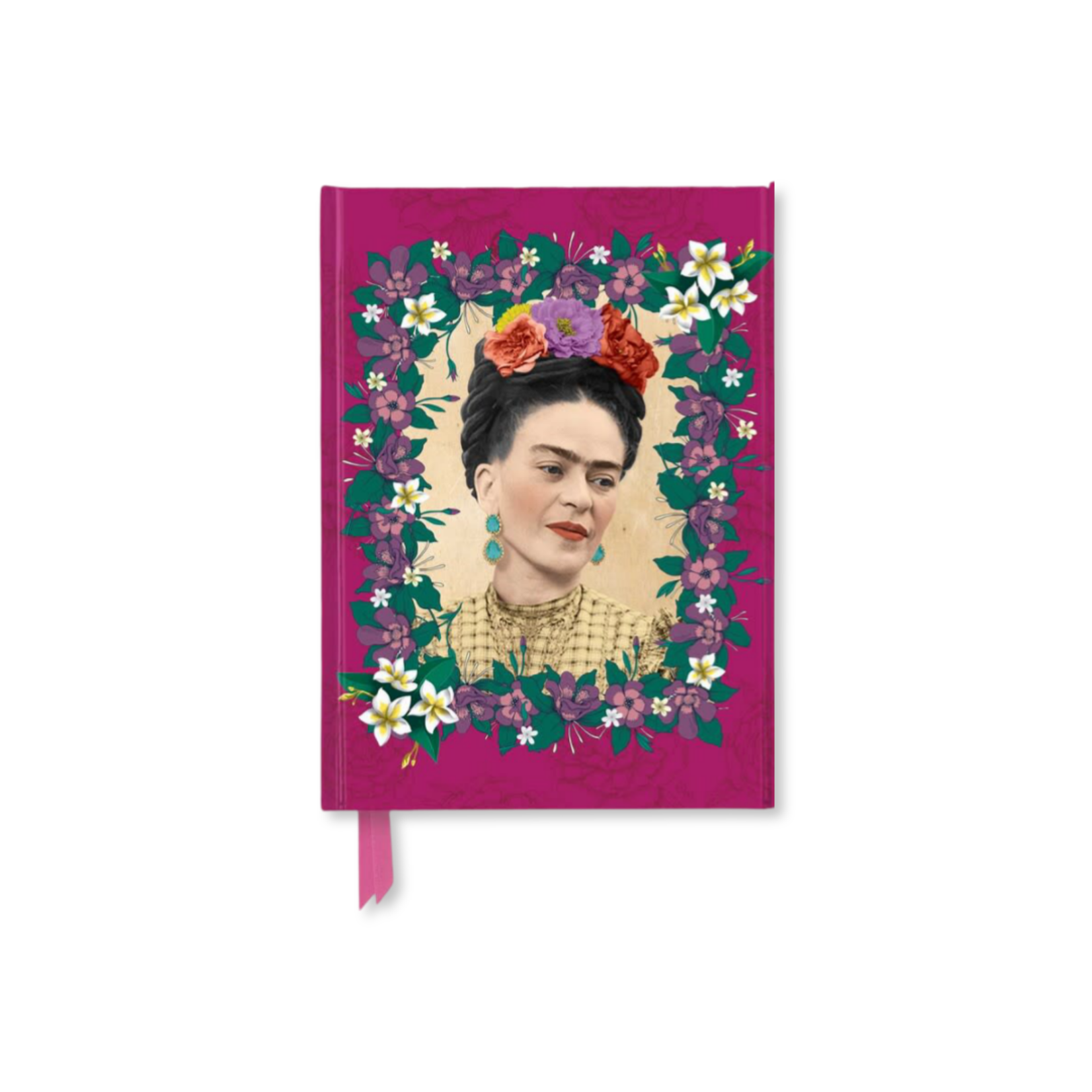 FRIDA KAHLO DARK PINK FOILED JOURNAL