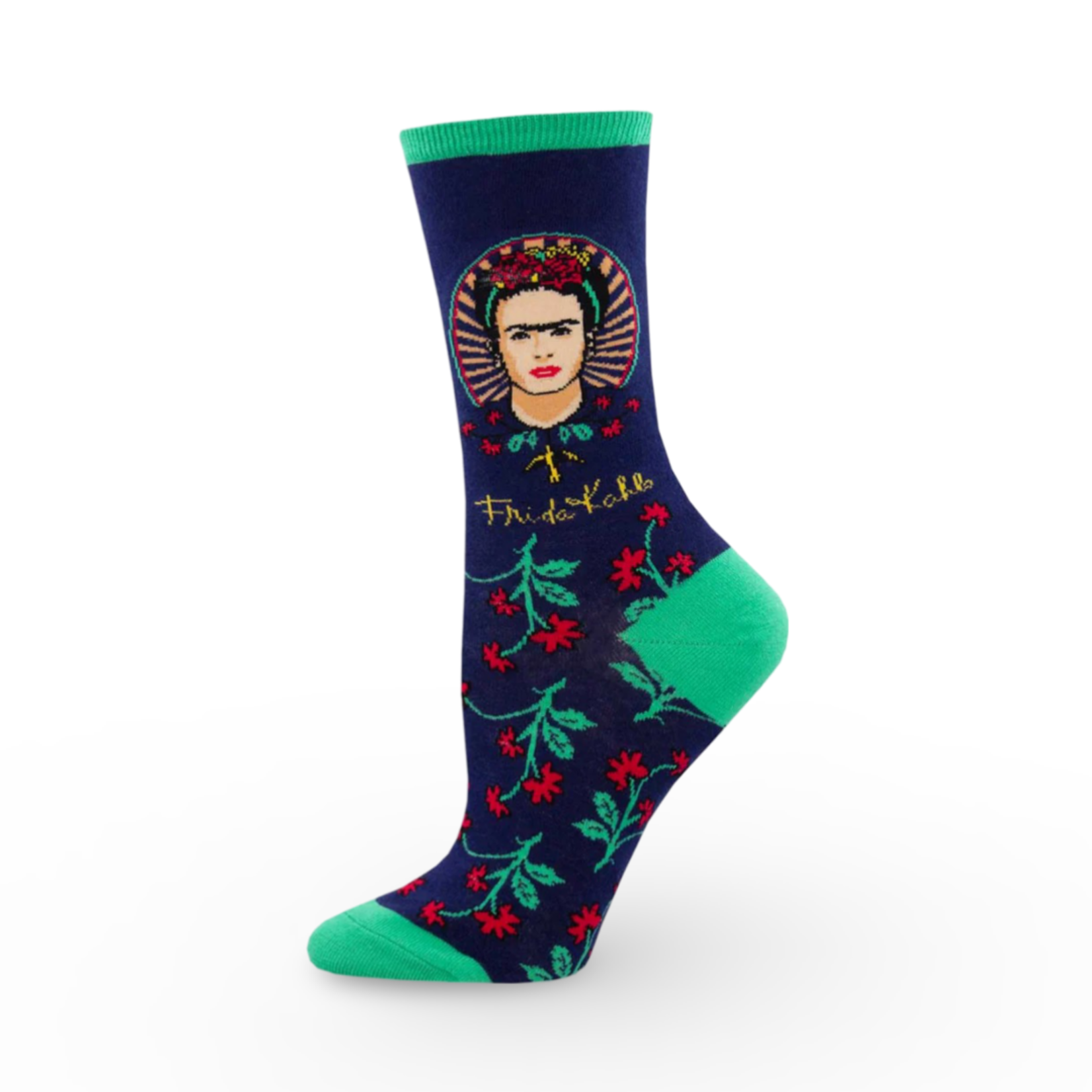 SOCKSMITH DESIGN FRIDA FLOWER NAVY