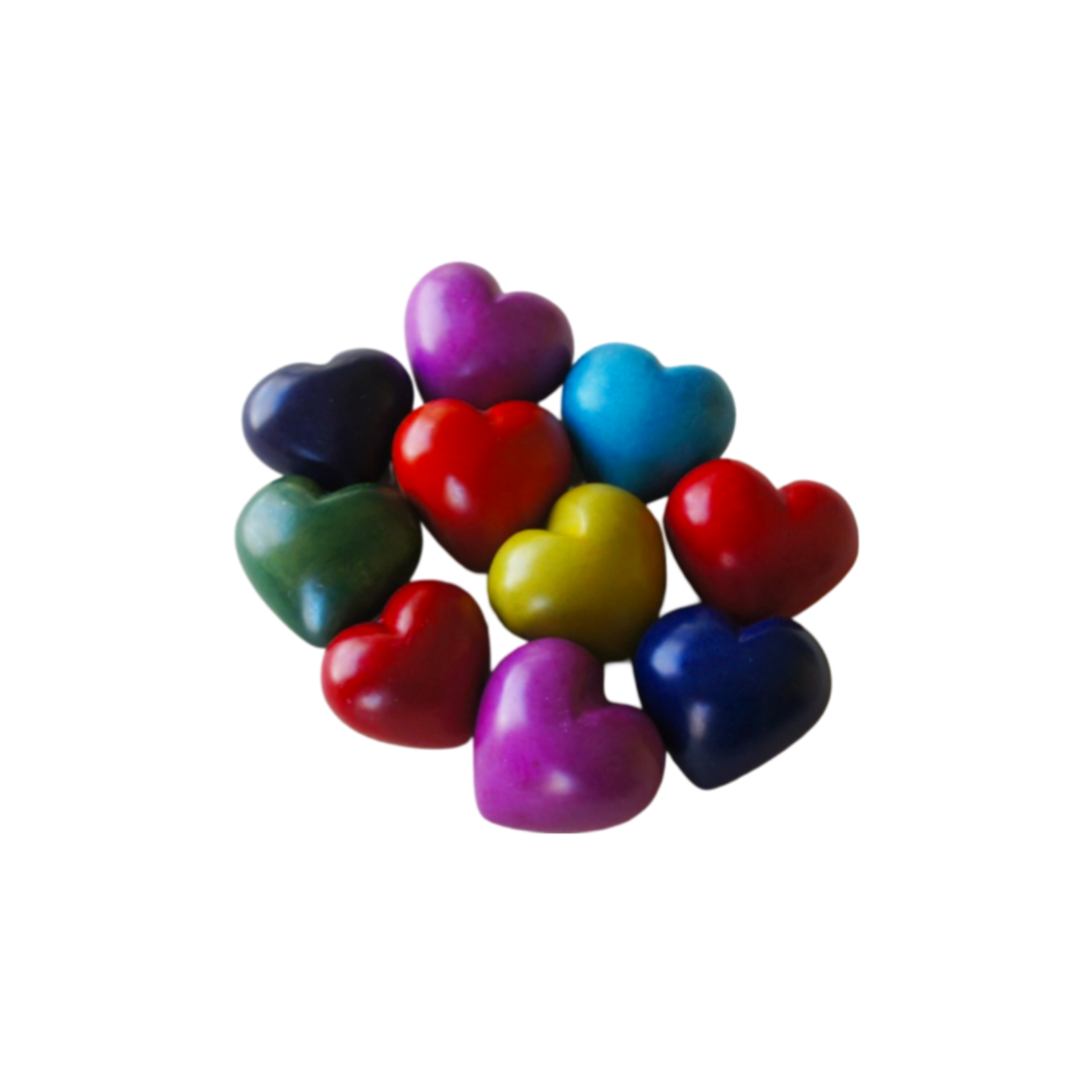 COLORFUL PLAIN HEARTS