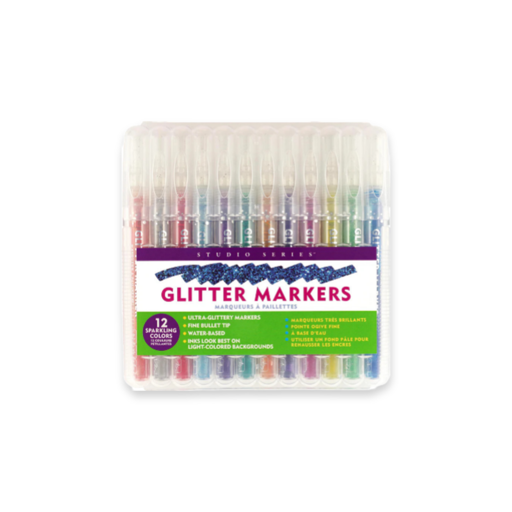 FAIRE (PETER PAUPER PRESS) STUDIO SERIES GLITTER MARKER SET