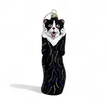 THE SCREAM SCREAMING CAT GLASS ORNAMENT  