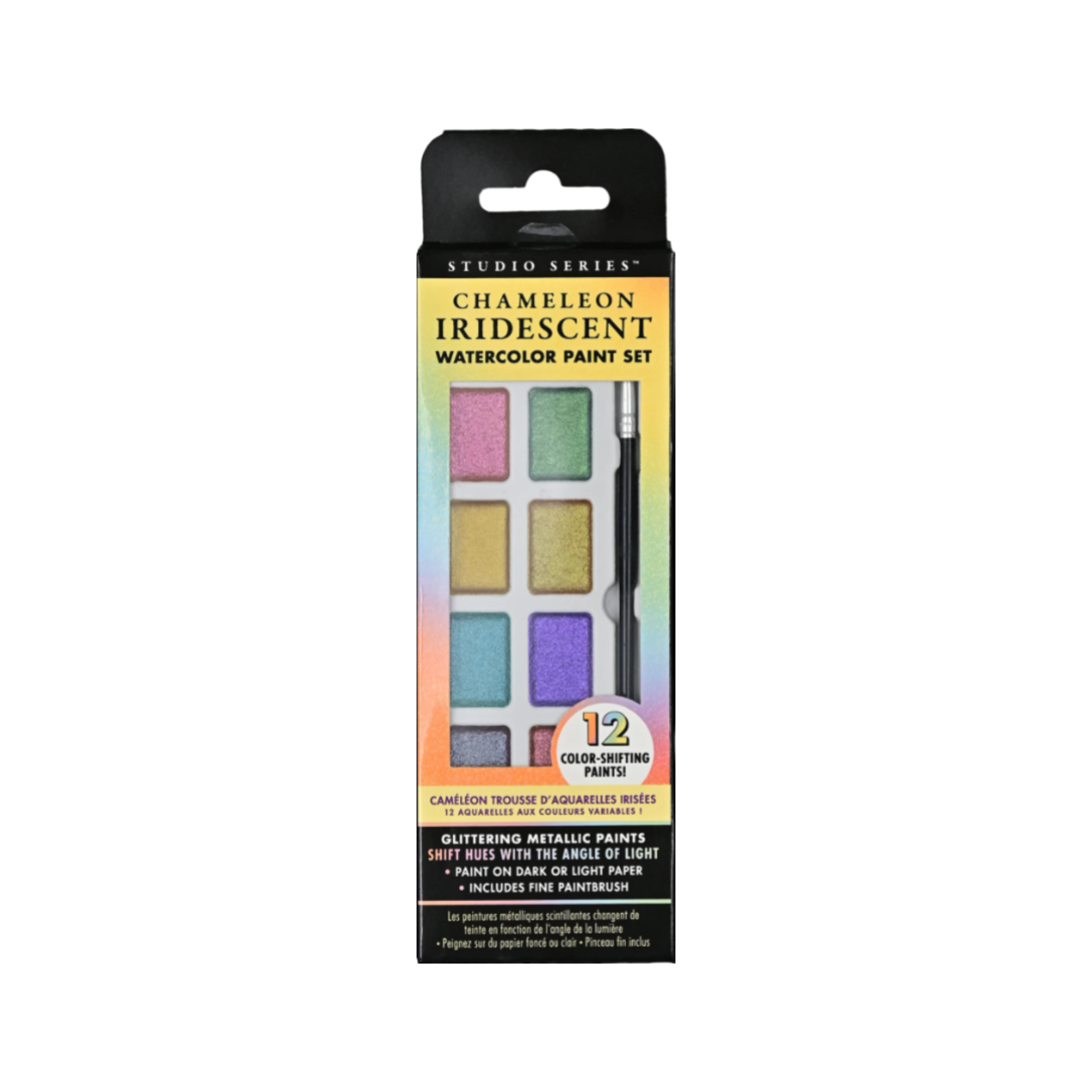 STUDIO SERIES CHAMELEON IRIDESCENT WATERCOLOR PAINT SET (12 COLORS)