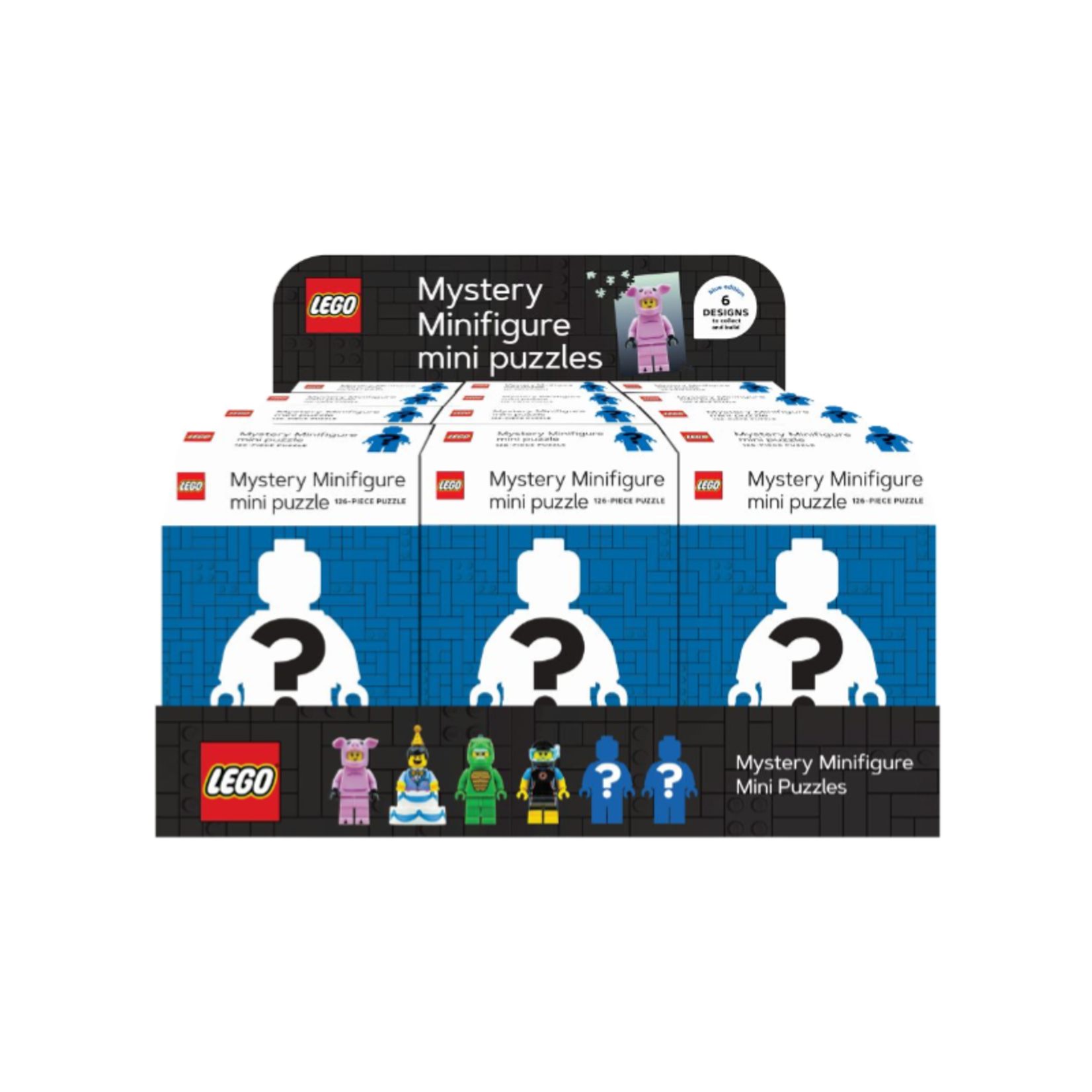 TOYHOUSE LEGO MYSTERY MINIFIGURE BLUE EDITION MINI PUZZLE